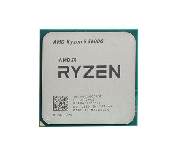 100-000000252 AMD Ryzen 5 5600G Hexa-core (6 Core) 3.9 GHz 16MB L3 Cache Socket AM4 Processor