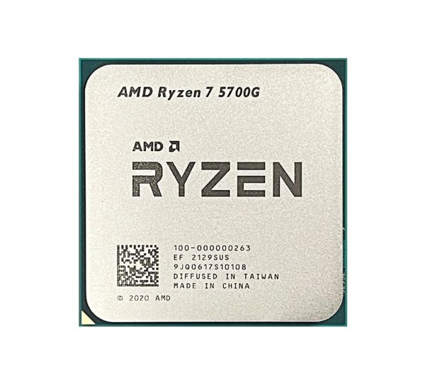 100-000000263 AMD Ryzen 7 5700G Octa-core (8 Core) 3.8GHz 16MB L3 Cache Socket AM4 Processor
