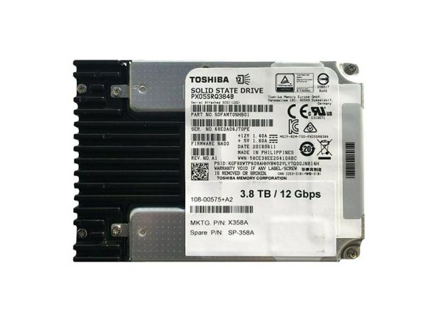 108-00575 NetApp 3.8TB SAS 12Gb/s Solid State Drive