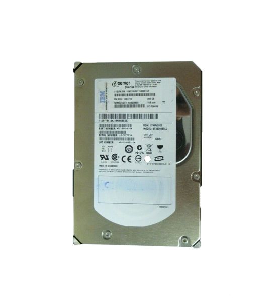10N7211 IBM 300GB 15000RPM Ultra-320 SCSI 80-Pin 16MB Cache 3.5-inch Hard Drive