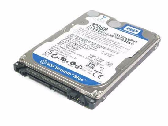 WD3200BPVT-00A1YT0 Western Digital Scorpio Blue 320GB 5400RPM SATA 3Gb/s 8MB Cache 2.5-inch Hard Drive