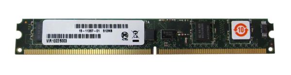 15-11357-01 Cisco 512MB PC2-5300 DDR2-667MHz ECC Registered CL5 240-Pin DIMM Very Low Profile (VLP) Memory Module