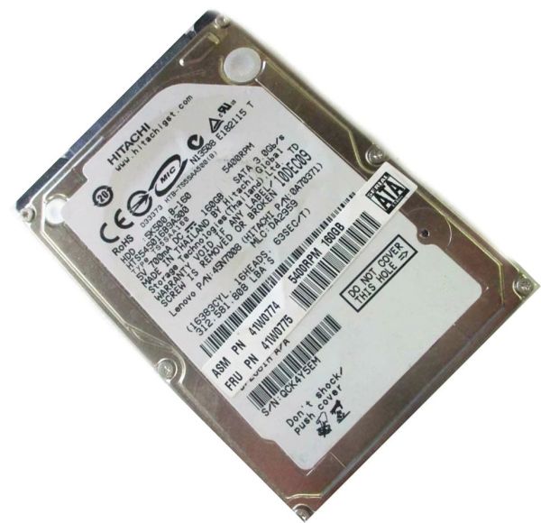 0A70371 Hitachi Travelstar 5K500.B 160GB 5400RPM SATA 3Gb/s 8MB Cache 2.5-inch Hard Drive