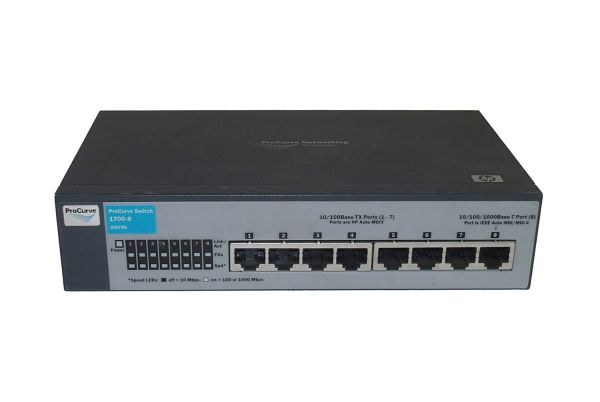 1700-8 HP Procurve 1 Gigabit Port Switch With External Power Supply