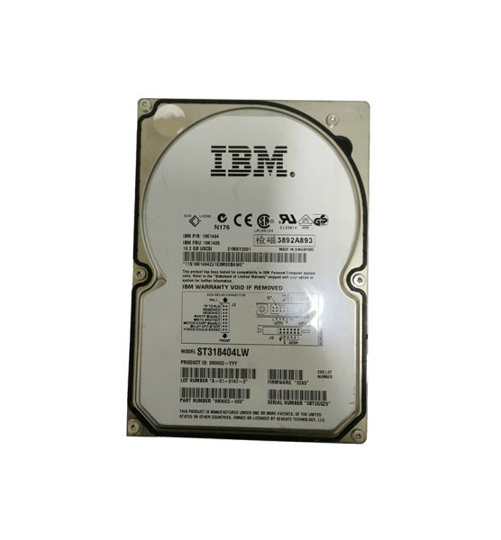 19K1484 IBM 18.4GB 10000RPM Ultra-160 SCSI 3.5-inch Hard Drive