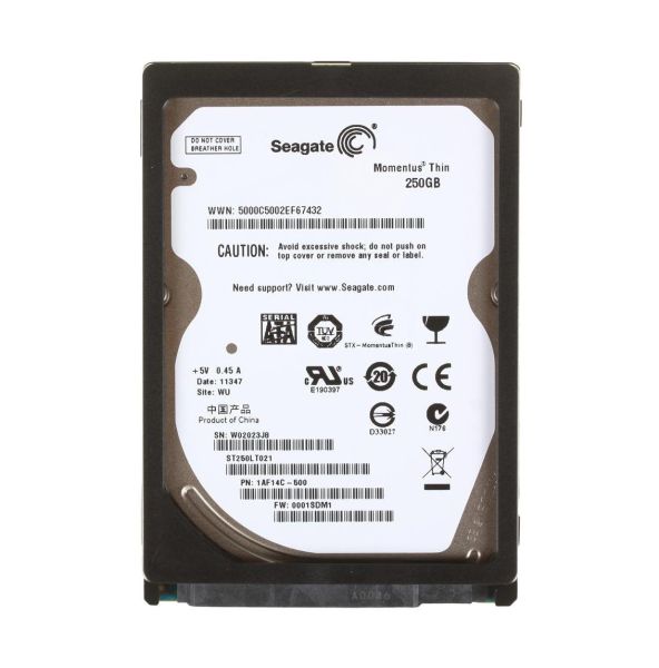 1AF14C-500 Seagate 250GB 7200RPM SATA 3Gb/s 16MB Cache 2.5-inch Hard Drive