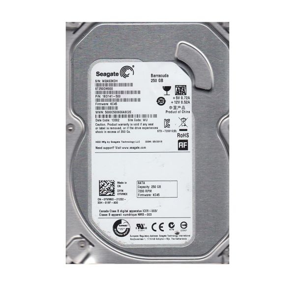 1BD141-500 Seagate 250GB 7200RPM SATA NHP LFF 3.5-inch Hard Drive