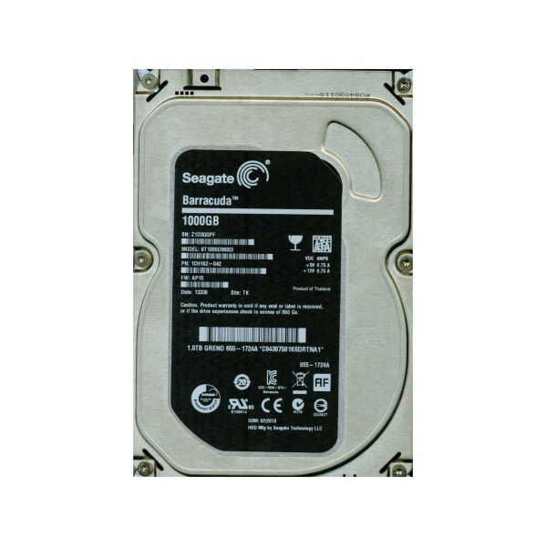 1CH162-042 Seagate 1TB 7200RPM SATA 6Gb/s 3.5-inch Hard Drive