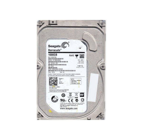 1CH162-501 Seagate 1TB 7200RPM SATA 3Gb/s LFF 3.5-inch Hard Drive
