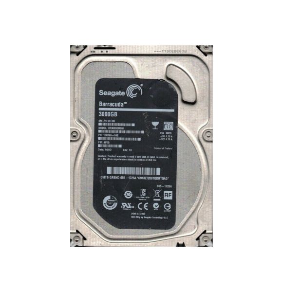 1CH166-042 Seagate 3TB 7200RPM SATA 6Gb/s 3.5-inch Hard Drive