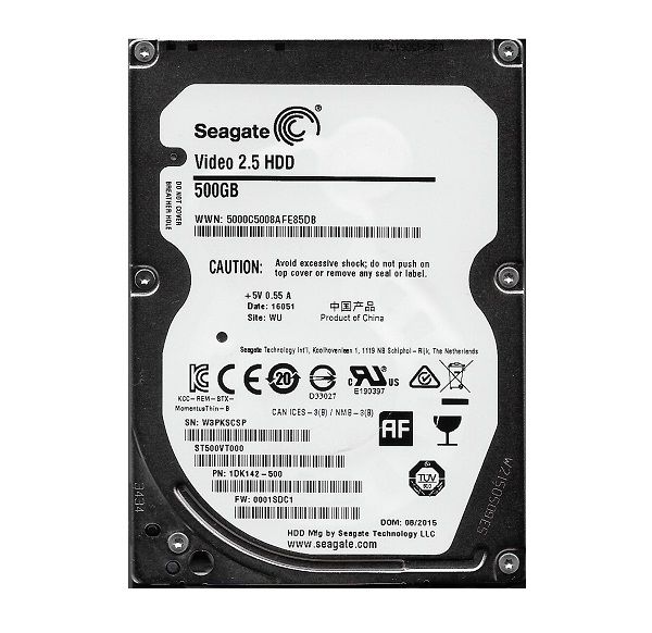 1DK142-500 Seagate Video 2.5 500GB 5400RPM SATA 6Gb/s 2.5-inch Hard Drive