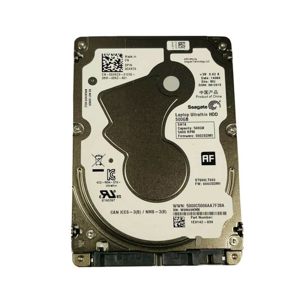 1E9142-030 Seagate 500GB 5400RPM SATA 6Gb/s 2.5-inch Hard Drive
