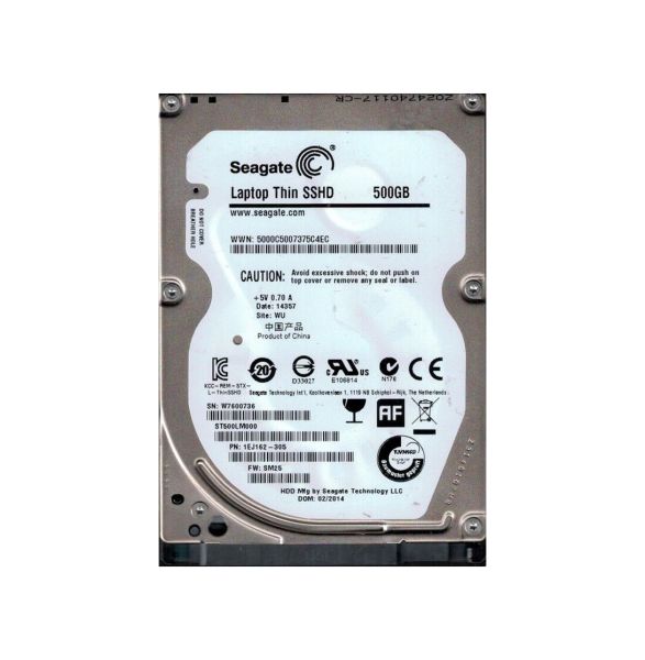 1EJ162-305 Seagate 500GB 5400RPM SATA 6Gb/s 2.5-inch Hard Drive