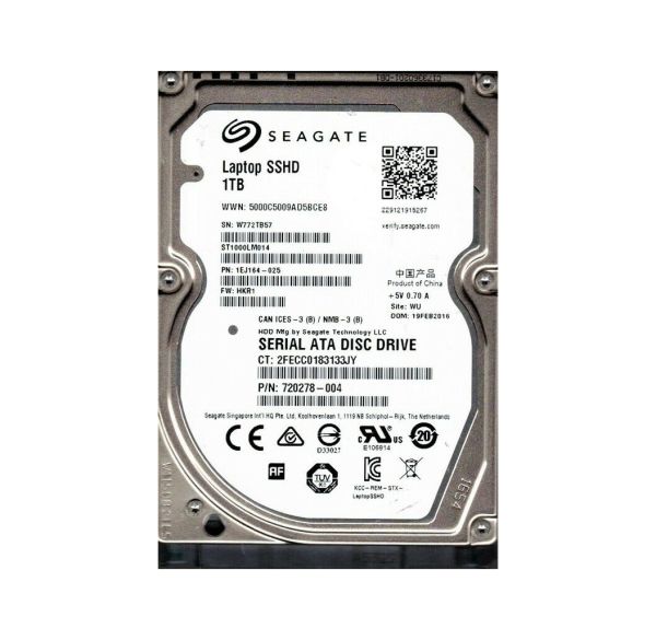 1EJ164-025 Seagate 1TB 5400RPM SATA 6Gb/s 2.5-inch Hard Drive