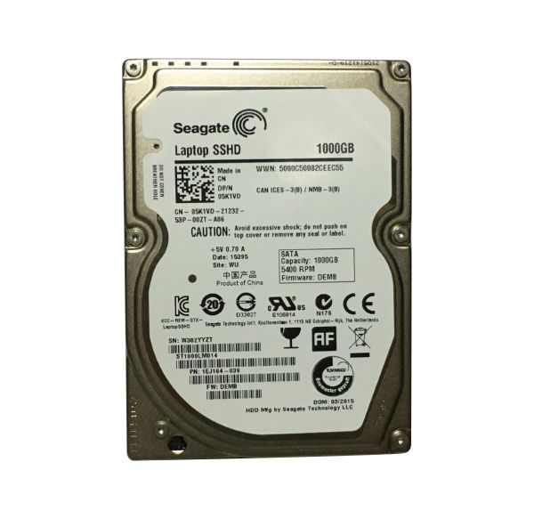 1EJ164-039 Seagate 1TB 5400RPM SATA 6Gb/s 2.5-inch Hard Drive
