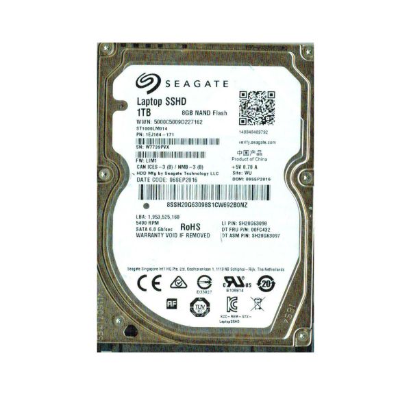 1EJ164-171 Seagate 1TB 5400RPM SATA 6Gb/s 2.5-inch Hard Drive