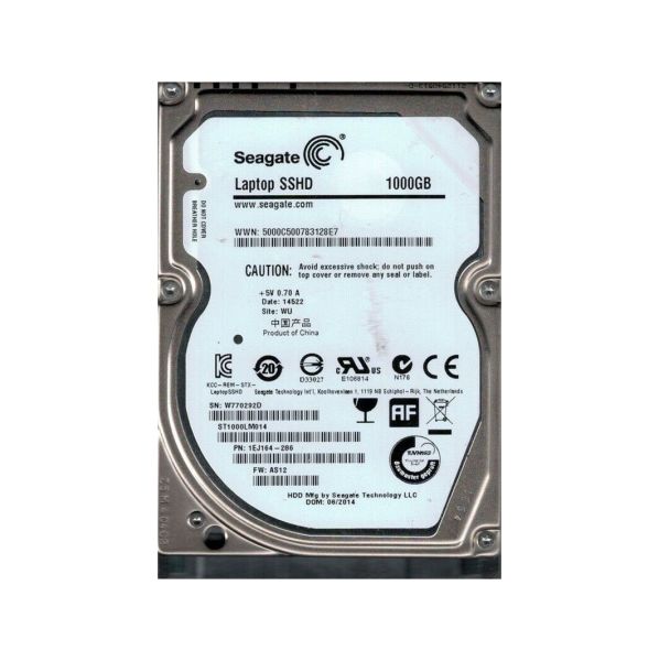 1EJ164-286 Seagate 1TB 5400RPM SATA 6Gb/s 2.5-inch Hard Drive