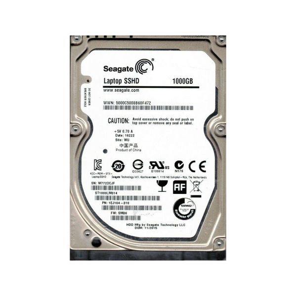 1EJ164-310 Seagate 1TB 5400RPM SATA 6Gb/s 2.5-inch Hard Drive
