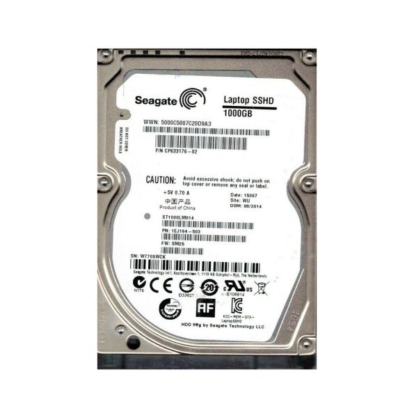 1EJ164-503 Seagate 1TB 5400RPM SATA 6Gb/s 2.5-inch Hard Drive