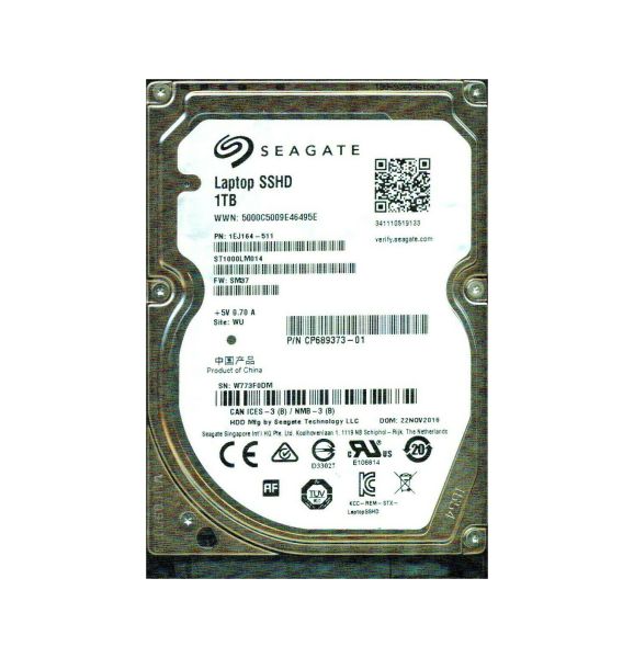 1EJ164-511 Seagate 1TB 5400RPM SATA 6Gb/s 2.5-inch Hard Drive