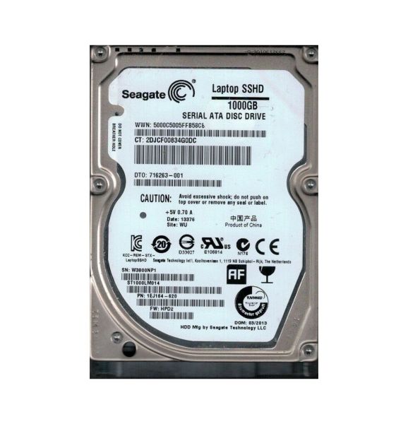 1EJ164-620 Seagate 1TB 5400RPM SATA 6Gb/s 2.5-inch Hard Drive