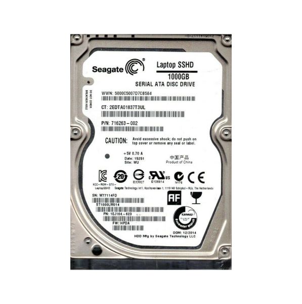 1EJ164-623 Seagate 1TB 5400RPM SATA 6Gb/s 2.5-inch Hard Drive