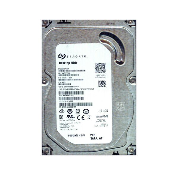 1ER164-021 Seagate 2TB 7200RPM SATA 6Gb/s 3.5-inch Hard Drive