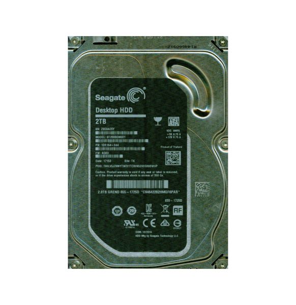 1ER164-044 Seagate 2TB 7200RPM SATA 6Gb/s 3.5-inch Hard Drive