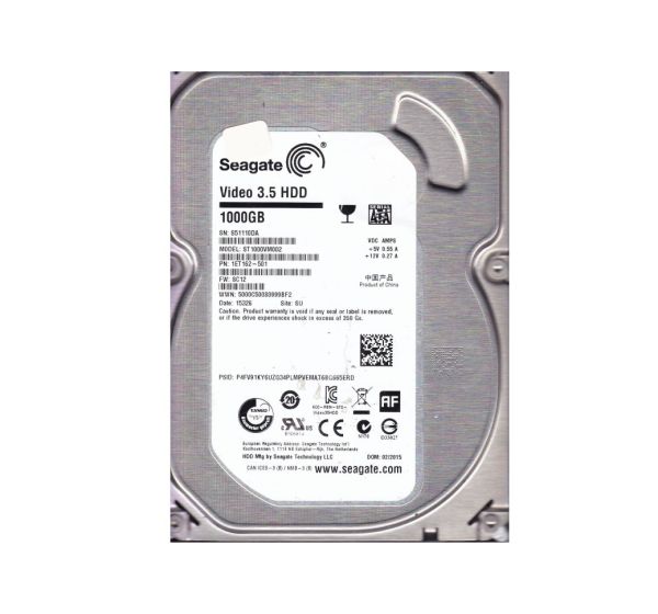 1ET162-501 Seagate 1TB 5900RPM SATA 6Gb/s 3.5-inch Hard Drive