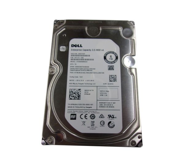 1HT17Z-036 Seagate Capacity V.4 6TB 7200RPM SATA 6Gb/s 128MB Cache 512e 3.5-inch Enterprise Hard Drive