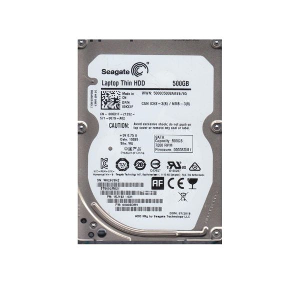 1KJ152-031 Seagate 500GB 7200RPM SATA 3Gb/s 2.5-inch Hard Drive