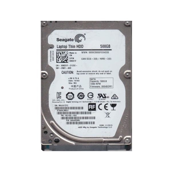1KJ152-032 Seagate 500GB 7200RPM SATA 3Gb/s 2.5-inch Hard Drive