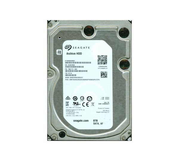 1NA17Z-569 Seagate Archive 8TB 5900RPM SATA 6Gb/s 128MB Cache 512e 3.5-inch Hard Drive