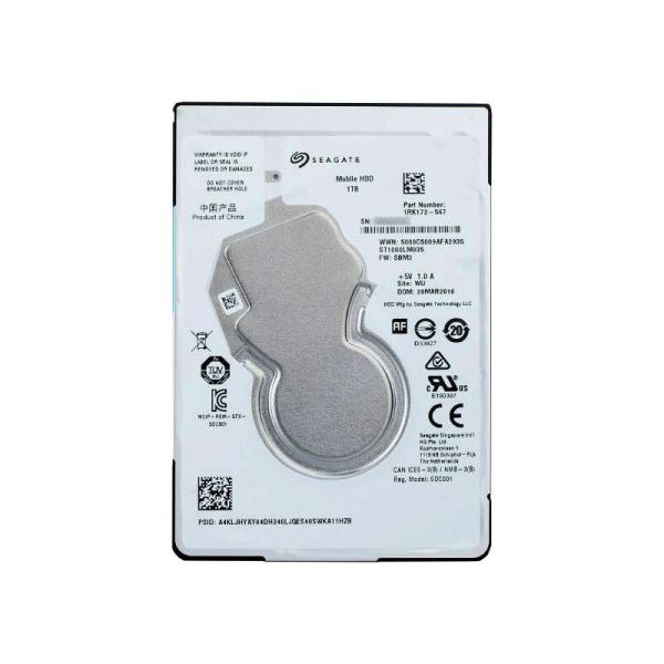 1RK172-567 Seagate 1TB 5400RPM SATA 6Gb/s 2.5-inch Hard Drive