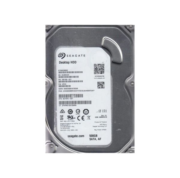 1SB10A-021 Seagate 500GB 7200RPM SATA 6Gb/s 16MB Cache 3.5-inch Hard Drive