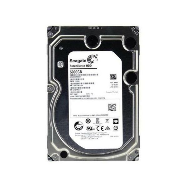 1SH17X-500 Seagate Surveillance HDD 5TB 7200RPM 3.5-inch SATA 6Gb/s 128MB Cache Hard Drive