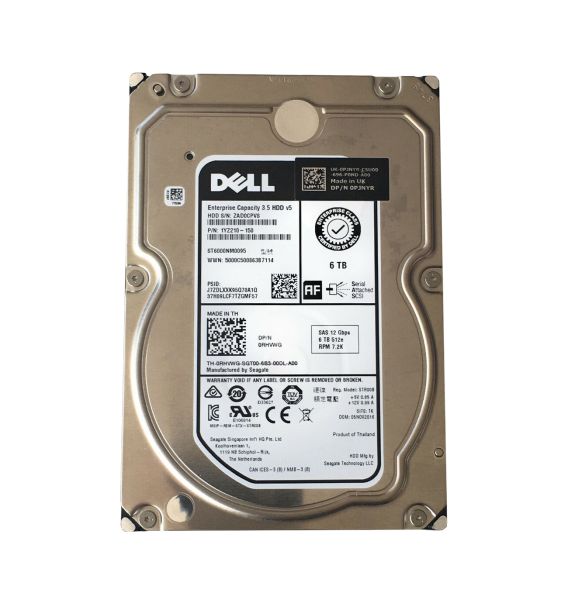 1YZ210-150 Seagate Capacity V.5 6TB 7200RPM SAS 12Gb/s 256MB Cache 3.5-inch Hard Drive