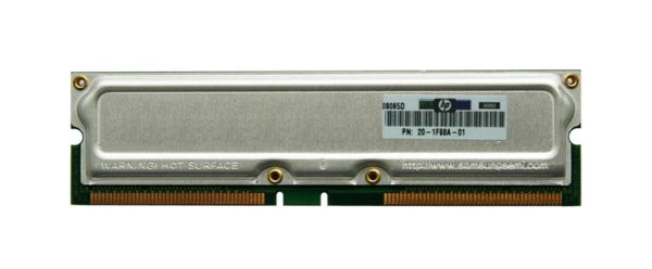 20-1F88A-01 HP 1GB PC800 800MHz ECC 184-Pin RDRAM RIMM Memory Module for AlphaServer ES47 / ES80