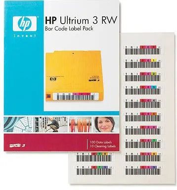 Q2007A HP Ultrium 3 RW Bar Code Label Pack