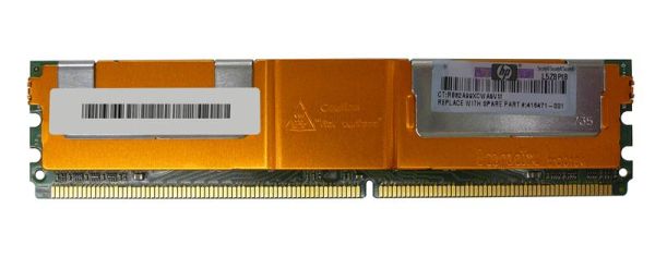 416471-001 HP 1GB DDR2-667MHz PC2-5300 Fully Buffered CL5 240-Pin DIMM 1.8V Dual Rank Memory Module
