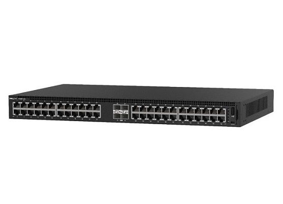 210-AJIU Dell PowerSwitch N1100 Series N1148T-ON 48 x Ports 10/100/1000Base-T + 4 x SFP+ Ports Layer-2 Managed 1U Rack-mountable Gigabit Ethernet Network Switch
