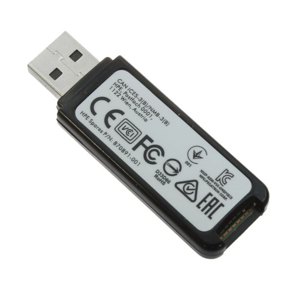 870891-001 HP 8GB Micro SD EM Dual USD to USB Dongle Key V3