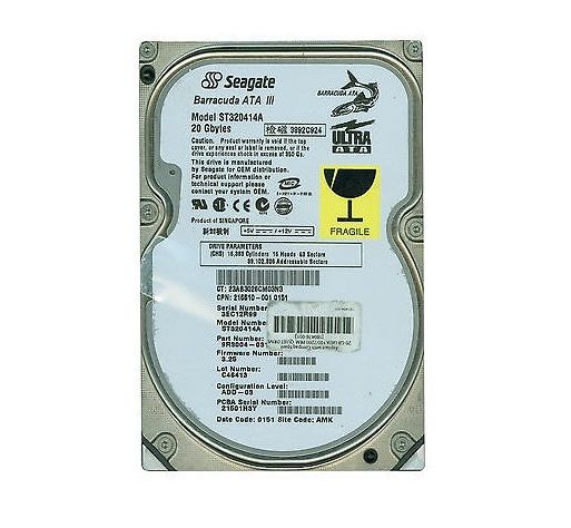 216610-001 HP Compaq 20GB 7200RPM ATA-100 3.5-inch Hard Drive
