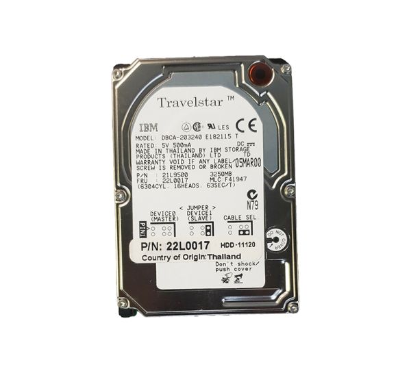 22L0017 IBM 3.2GB EIDE Hard Drive