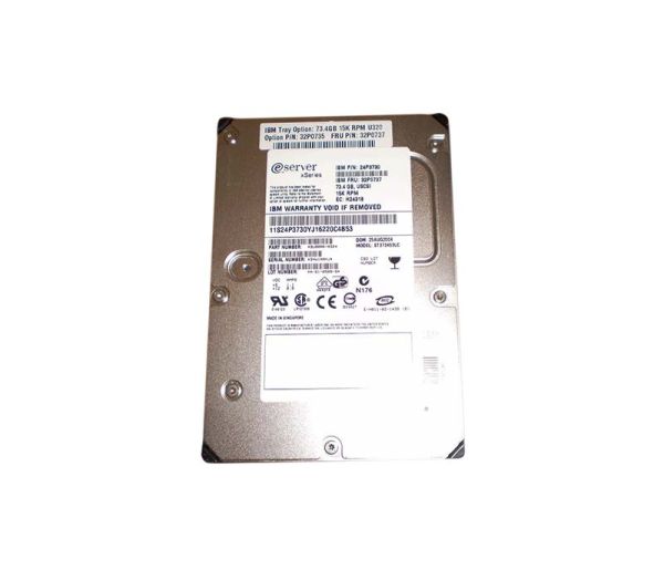 24P3730 IBM 73.4GB 15000RPM Ultra-320 SCSI Hot Swap Hard Drive with Tray