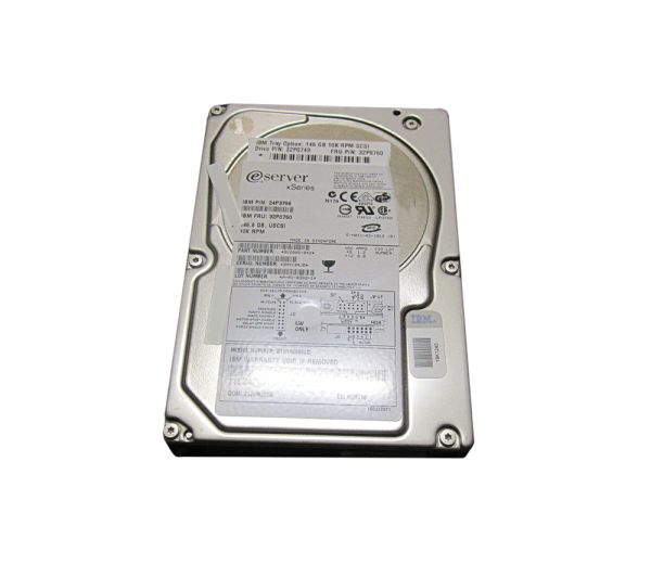 24P3766 IBM 146.8GB 10000RPM Ultra-160 SCSI 3.5-inch Hot Swapable Hard Drive with Tray