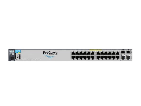 2610-24-PWR HP ProCurve 2610-24-PWR PoE 24 x Ports 10/100Base-TX + 2 x SFP Layer-3 Managed Gigabit Ethernet Network Switch