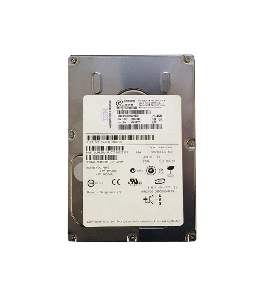 26K5837 IBM 73.4GB 10000RPM 3.5-inch SAS Hot Swap Hard Drive with Tray