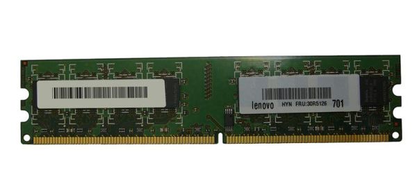 30R5126 IBM 1GB DDR2-667MHz PC2-5300 non-ECC Unbuffered CL5 240-Pin DIMM 1.8V Memory Module
