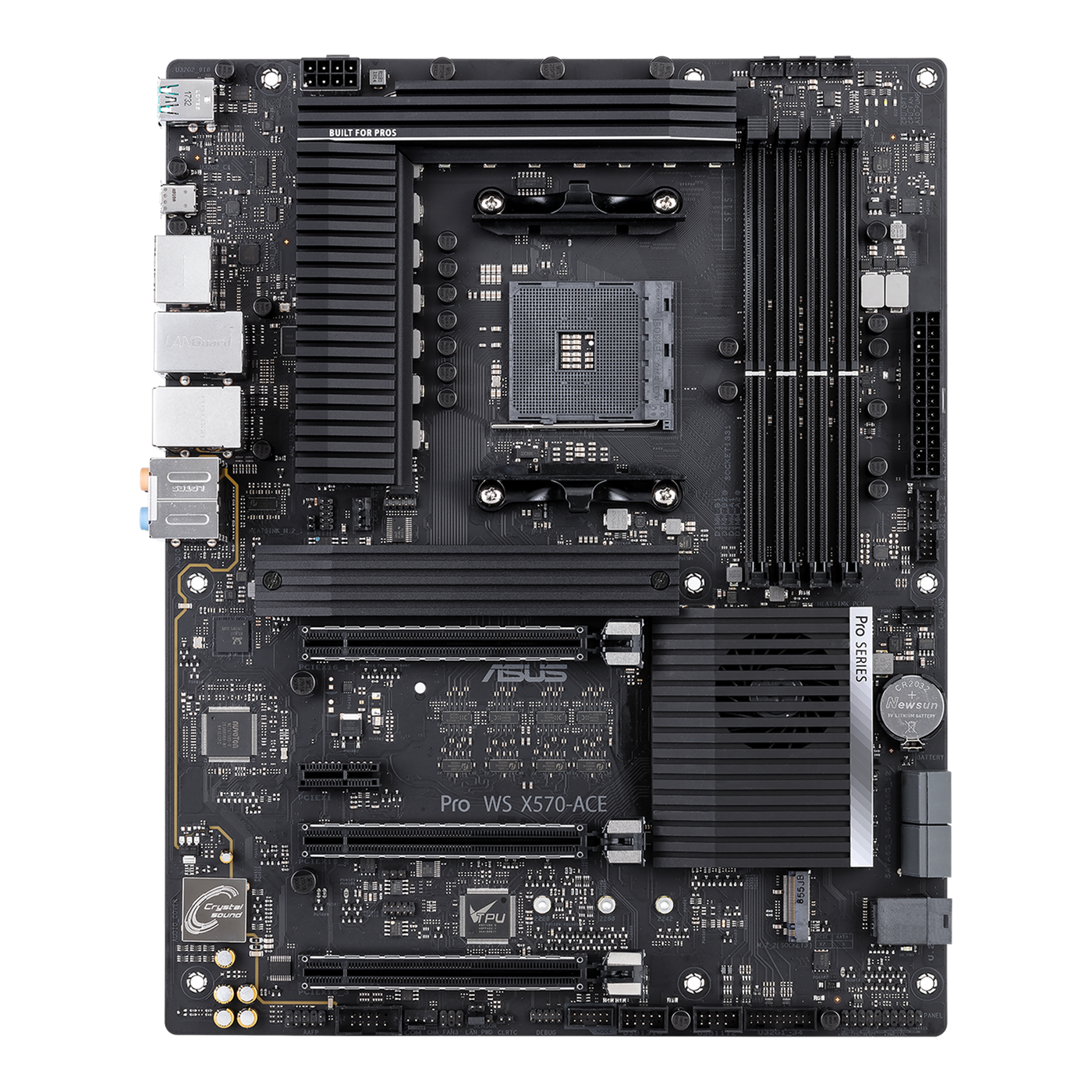 Pro-WS-X570-ACE Asus ATX AMD Ryzen Series Processors DDR4 Socket AM4 Workstation Motherboard